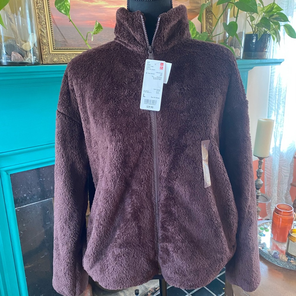 Uniqlo Fluffy Yarn Fleece Jacket